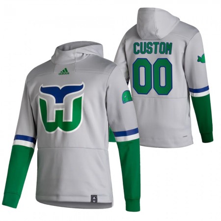 Carolina Hurricanes Personnaliser 2020-21 Reverse Retro Chandails à capuchon - Homme